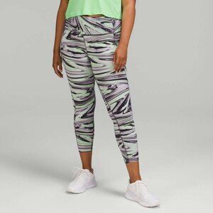 [Lululemon] Base Pace High-Rise Running Tight 25" in Paint Glide Warp Multi 12